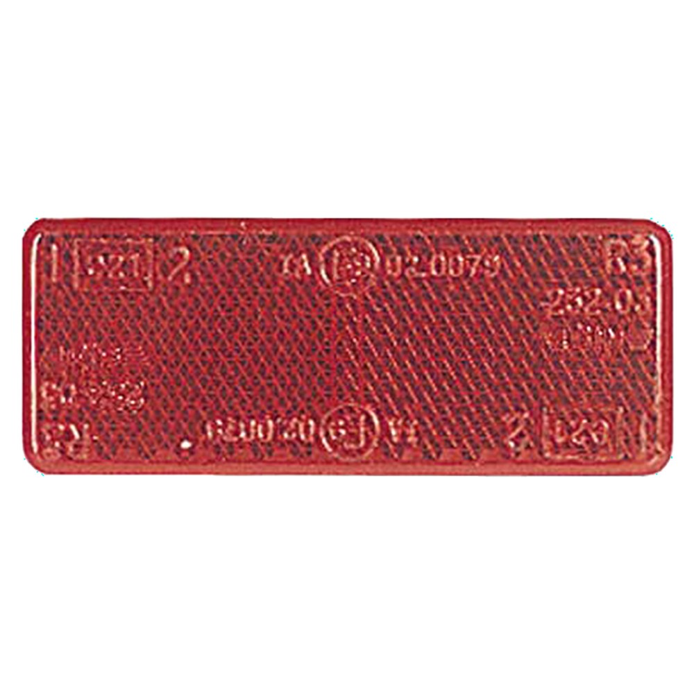 REFLECTOR RED 28 x 70mm NARVA STICK ON