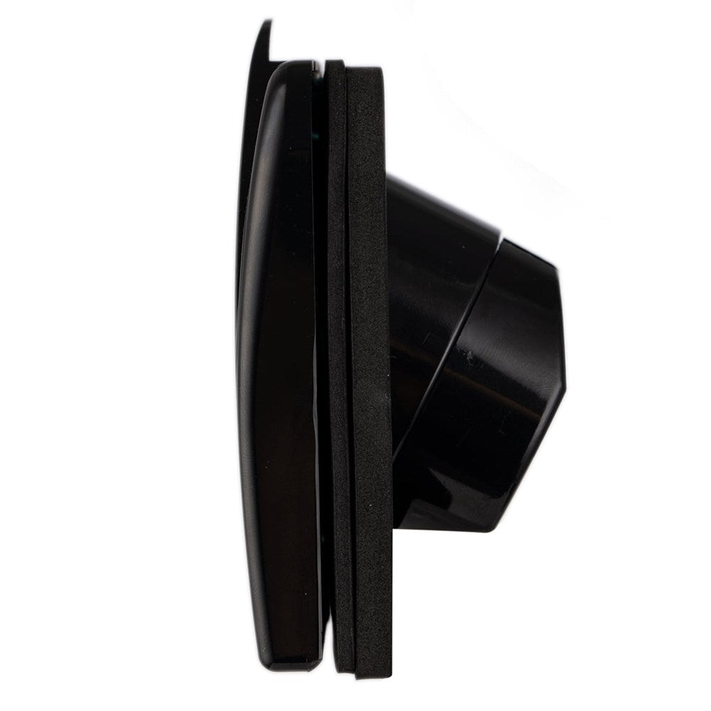 15 AMP POWER INLET BLACK TRANSCO