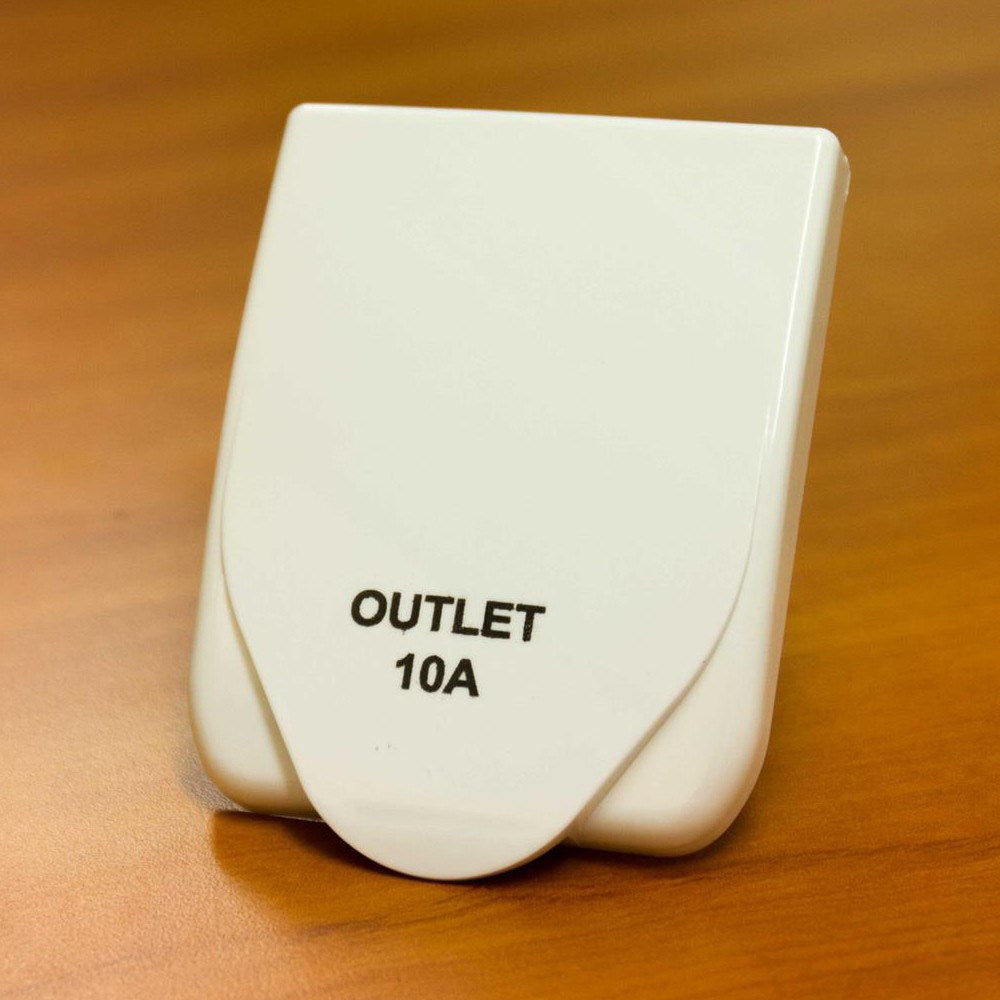 10 AMP POWER OUTLET WHITE TRANSCO