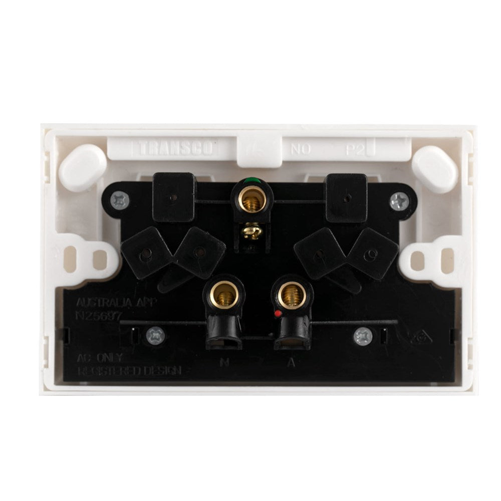 POWER POINT DOUBLE WHITE DOUBLE POLE TRANSCO