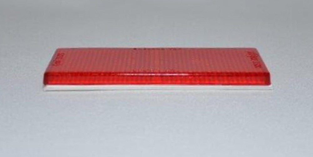 REFLECTOR RED 100 x 50mm STICK ON