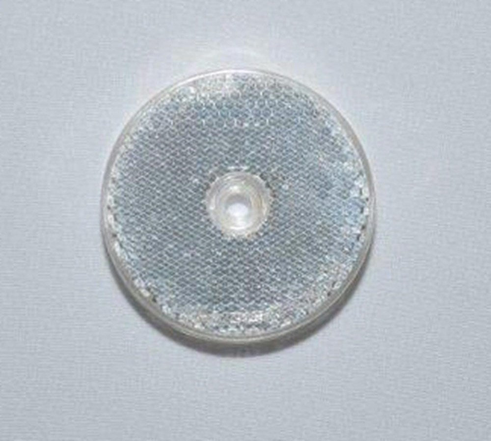 REFLECTOR CLEAR ROUND 60mm SCREW ON