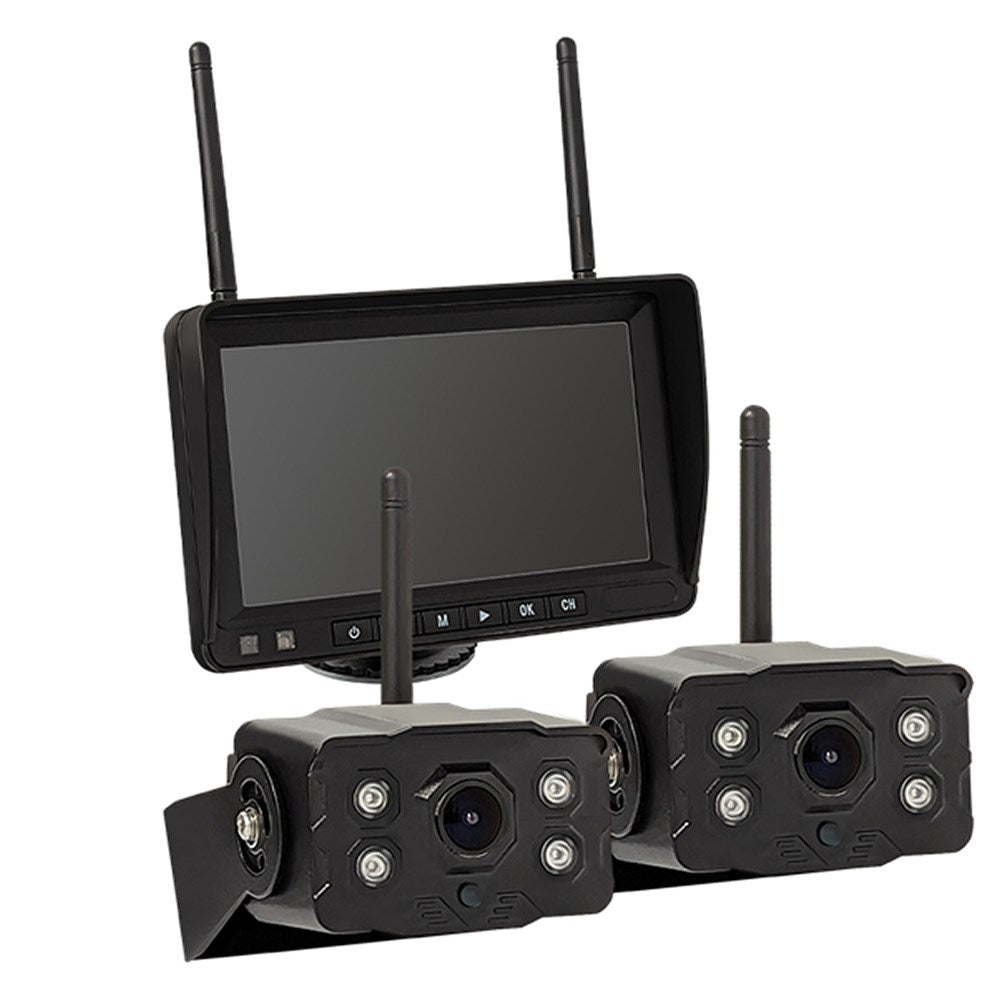 SPHERE WIRELESS DUAL REVERSE CAMERA AND MONITOR KIT