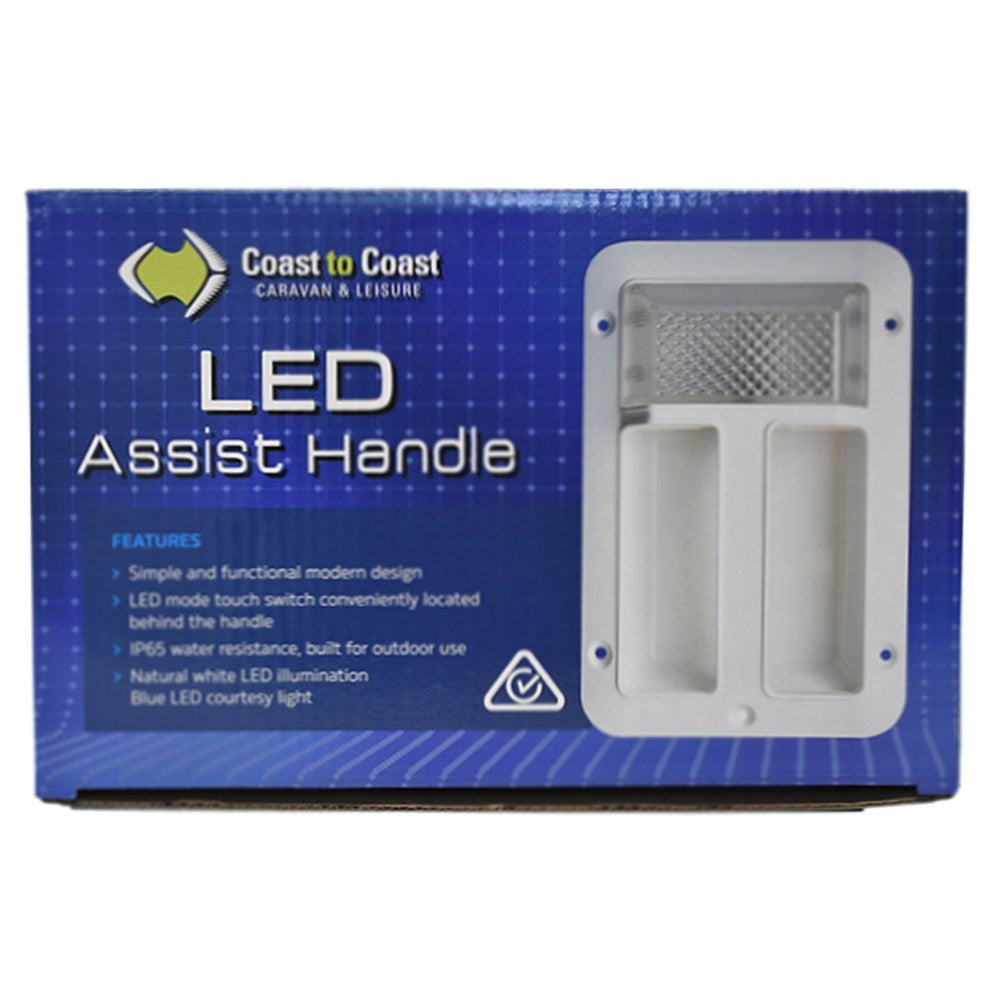 LED ASSIST HANDLE COAST WHITE