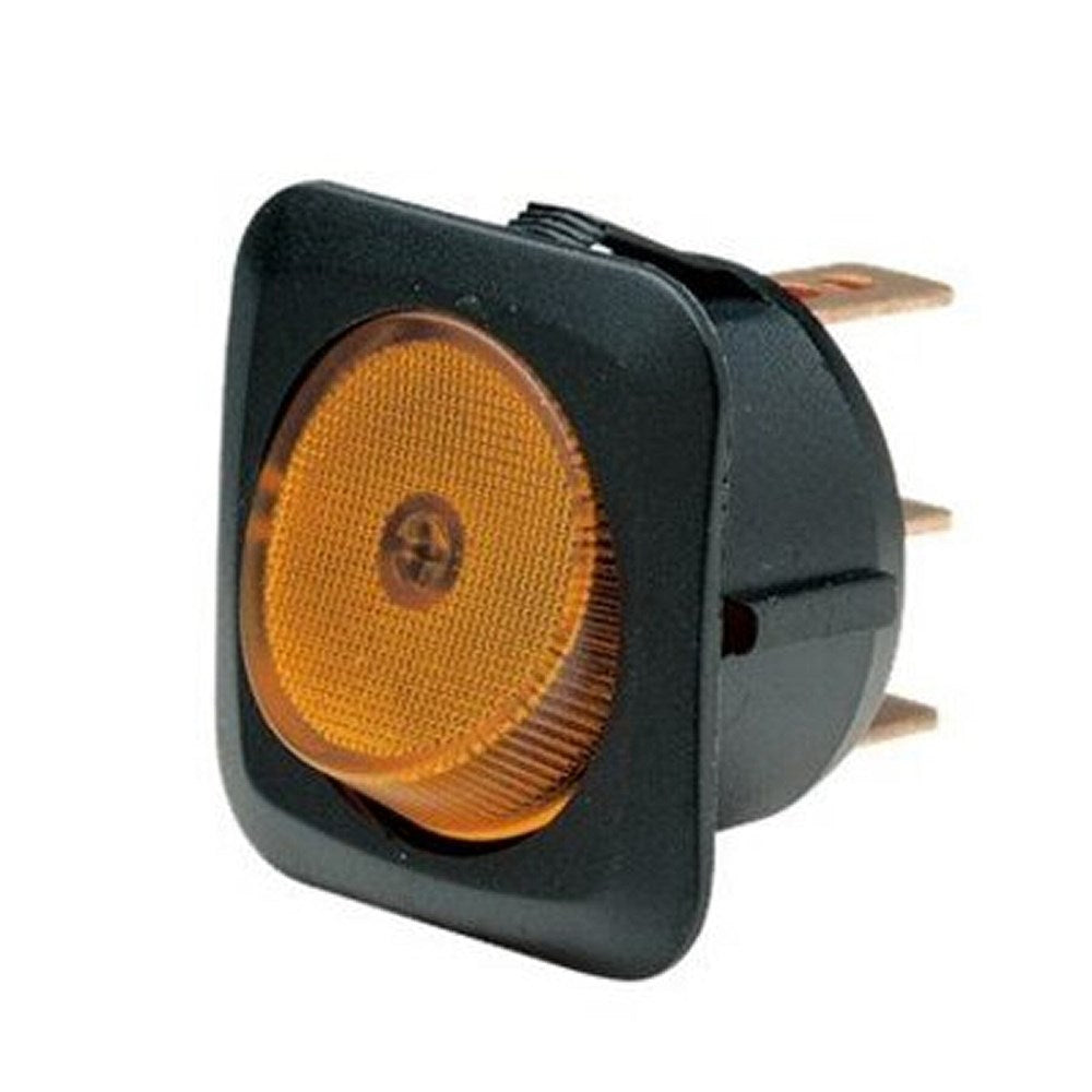 SWITCH - ROCKER NARVA OFF/ON AMBER LED