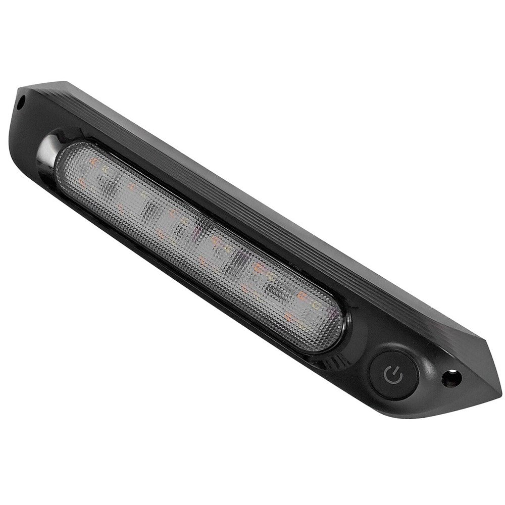 LED AWNING AMBER/WHITE LIGHT BLACK WITH SWITCH