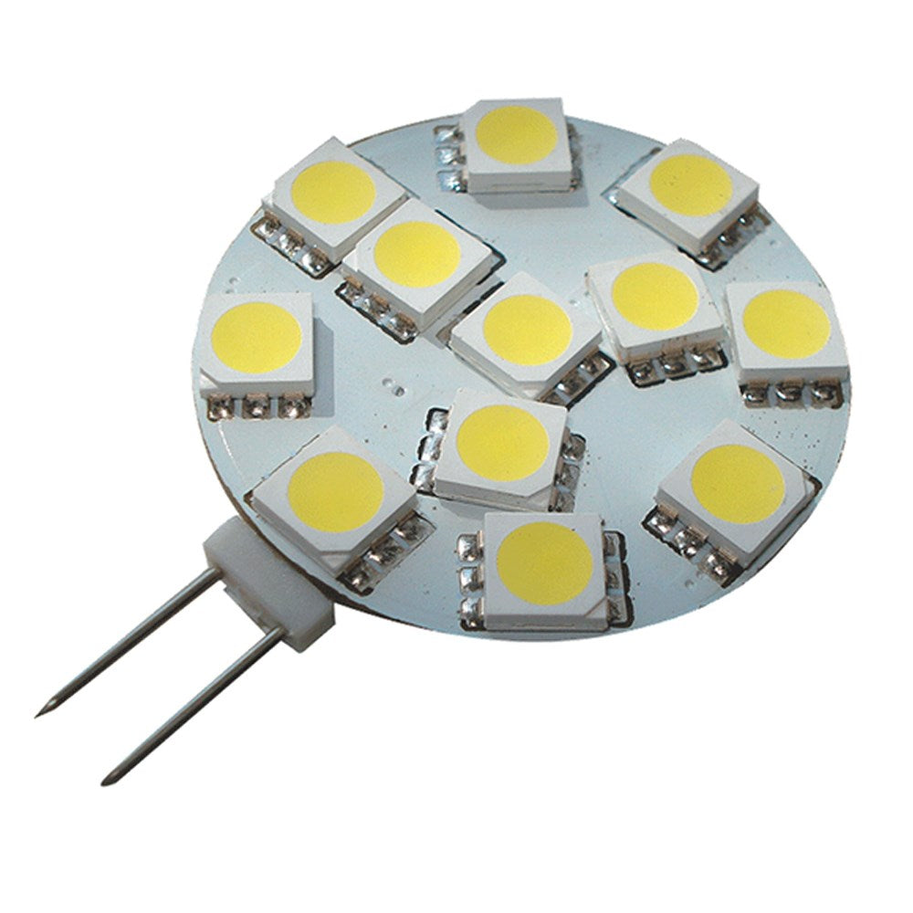 LED G4 REPLACEMENT BULB 12SMD SIDE PIN COOL WHITE