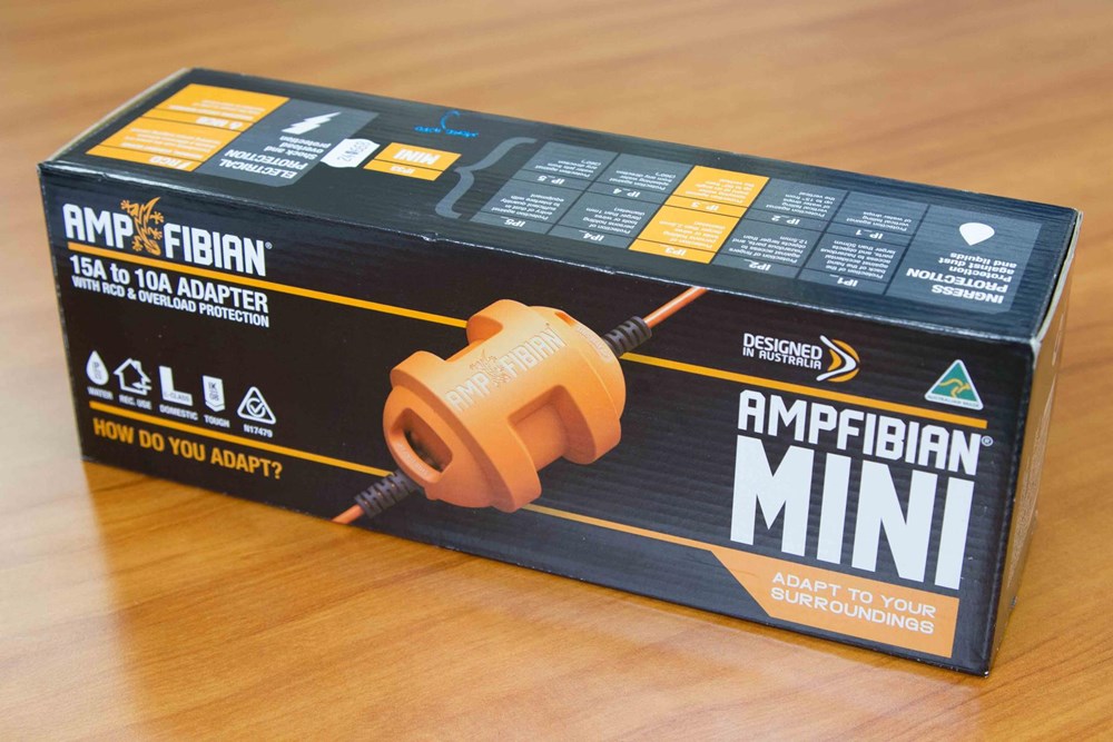 AMPFIBIAN MINI 10-15AMP 240V ADAPTOR RCD