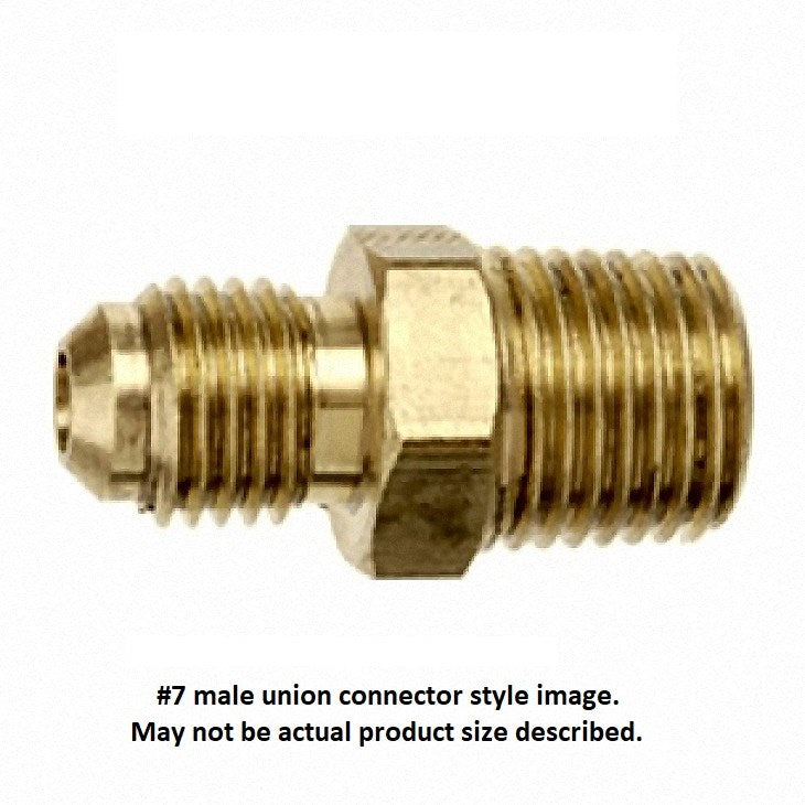 #7 MALE UNION 5/16" SAEM x 3/8" BSPM