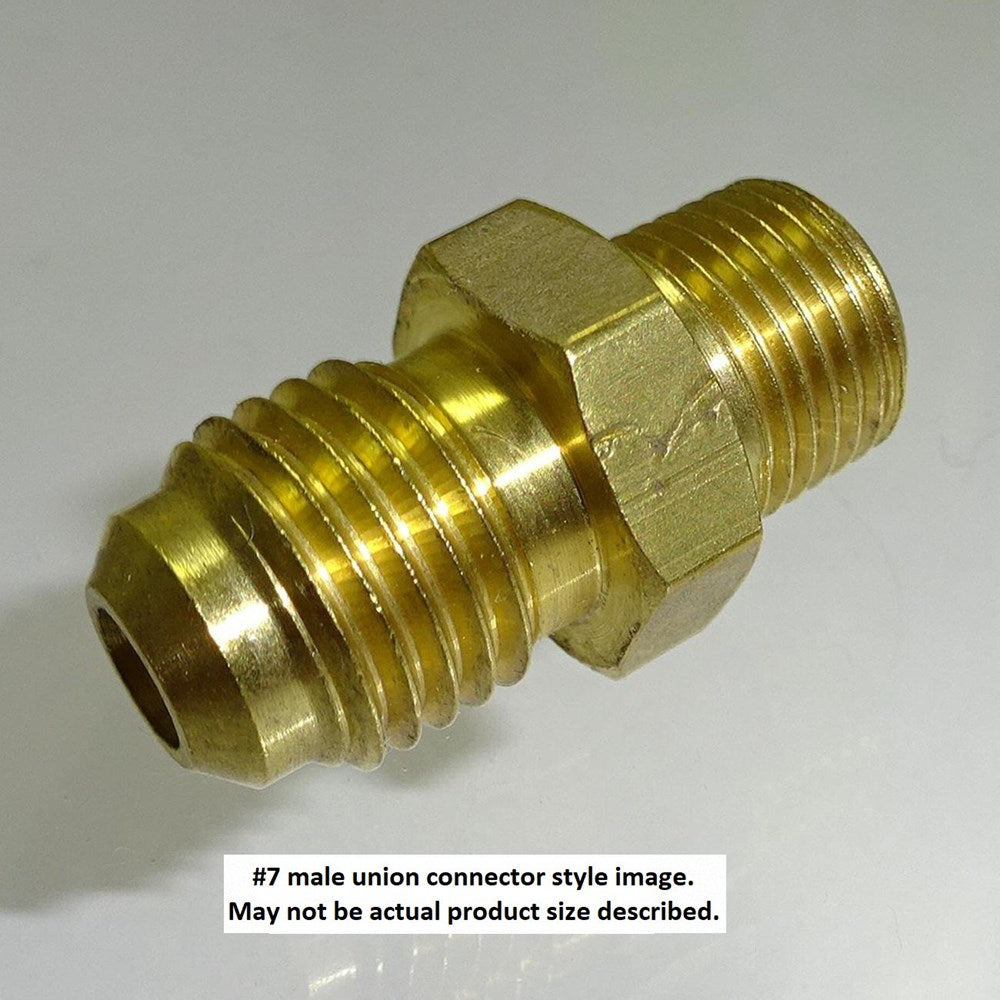 #7 MALE UNION 3/8" SAEM x 3/8" BSPM