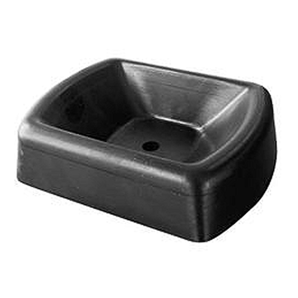 JOCKEY WHEEL RECEIVER RUBBER 8 & 10" LARGE