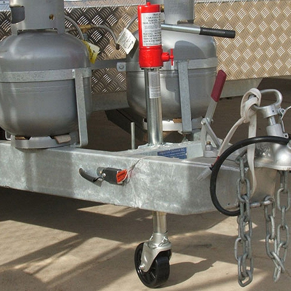 TRAIL-A-MATE HYDRAULIC JOCKEY WHEEL [RED]