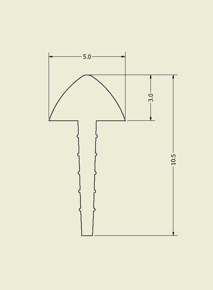 FENDERWELT - MAPLE - SHORT TAIL