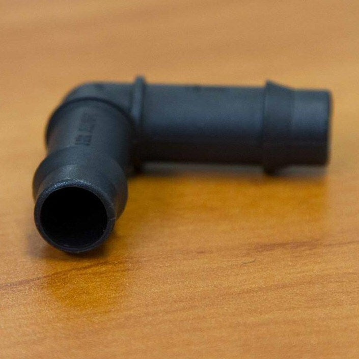 13mm BLACK POLY ELBOW