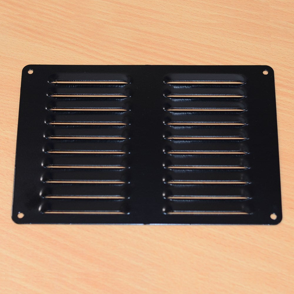 VENT - 150x220mm x 1.2 - BLACK ROUND CNR
